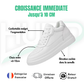 Hupp | Chaussure rehaussante Blanche & Noir