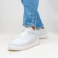 Hupp | Chaussure rehaussante Blanche & Noir